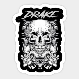 DRAKE RAPPER MUSIC Sticker